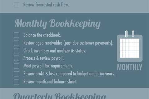 Top 3 Bookkeeper Requirements