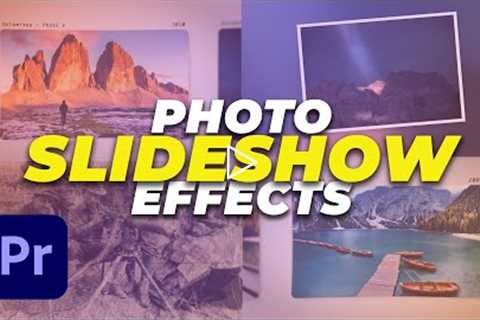 3 Photo Slideshow Effects in Adobe Premiere Pro: Beginner to Pro