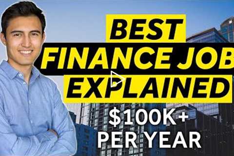 5 Finance Jobs Explained (and what they pay) Pt1