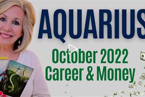 AQUARIUS - Something Has To Give, Aquarius! OCTOBER 2022 Career & Money Tarot Reading