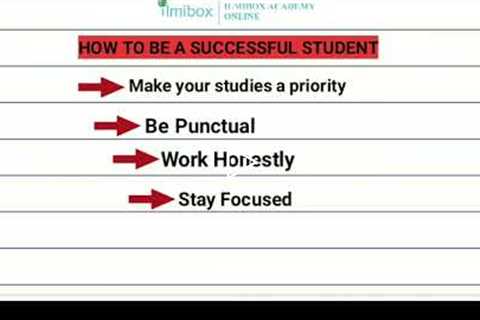 How to be a successful student | ilmibox academy online | Career education
