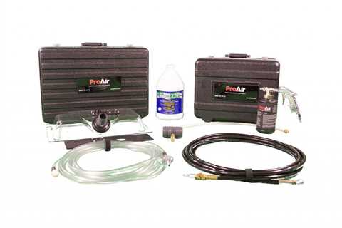 NEW PORTABLE AIR LINE CLEANING SYSTEM THAT COMES WITH A TWIN ENGINE