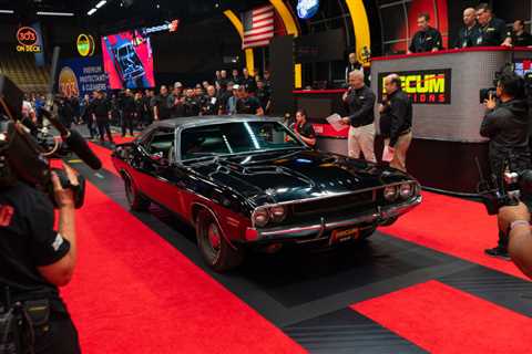 Legendary 'Black Ghost' Dodge Challenger headed to Mecum auction