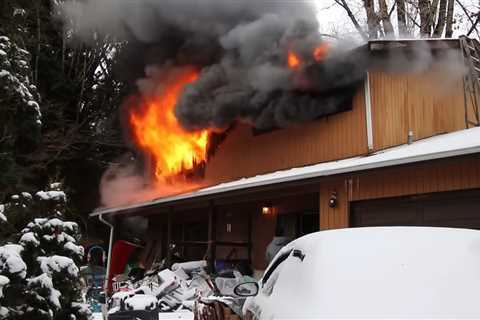 Pre-arrival video: House fire with hoarding conditions