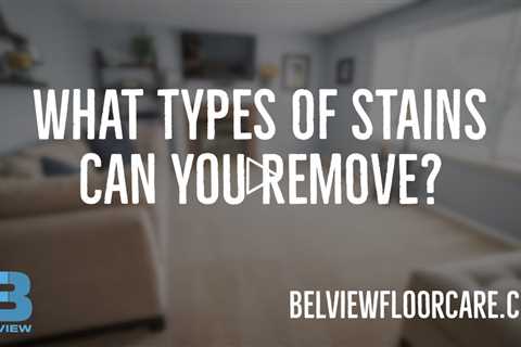 What Types Of Stains Can You Remove - Carpet Cleaning in Rochester NY | Belview Floorcare