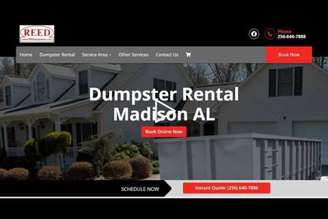 Dumpster Rental Madison AL - Reed Maintenance Services Inc