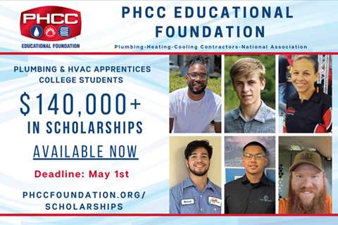 PHCC Educational Foundation announces availability of 56 scholarships totaling over $140,000