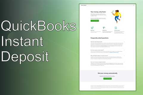 New QuickBooks Instant Deposits Ease Cash flow for Small Businesses