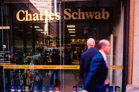 Schwab says it raked in $53 billion in client assets in March as it looks to soothe investors..