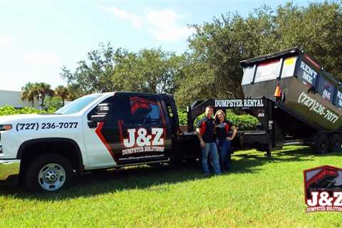 J&Z Dumpster Solutions Offers the Dumpster Rental Pasco County FL and Surrounding Areas Use..