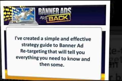 Internet Marketing Advertising 1 - Banner Advertising Tips and Tricks