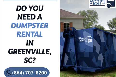 USA Dump & Roll LLC Offers Convenient Online Booking for Roll Off Dumpster Rentals in Greenville SC