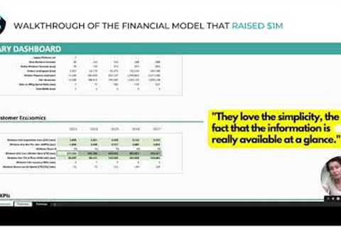 How This Financial Model Raised $1M