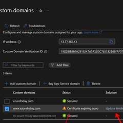 Using WSL and Let's Encrypt to create Azure App Service SSL Wildcard Certificates