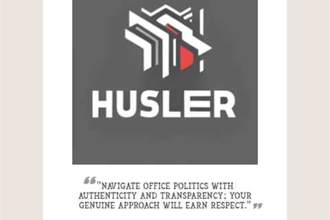 “Navigate office politics with authenticity and transparency; your genuine approach will earn..