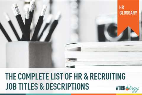 HR and Recruiting Job Titles & Salaries