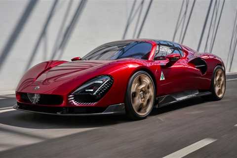 Alfa Romeo 33 Stradale supercar revealed with gas and EV versions, gorgeous either way