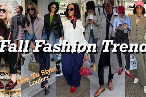 FALL 2023 FASHION TRENDS | How To Style Loafers for Fall/Autumn, Chic Fall Outfits | Crystal Momon