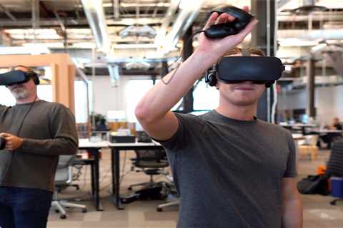 Mark Zuckerberg says he never expected people to be walking around wearing VR headsets —..