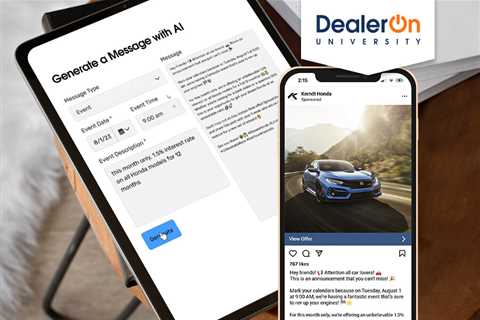 Take Your Dealership Social Media Marketing to New Heights With Generative AI