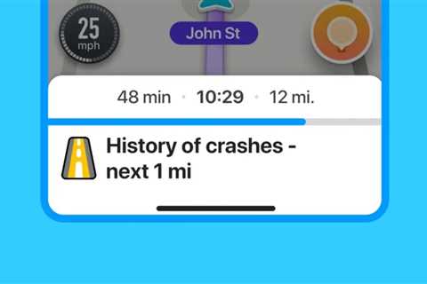 Waze will now warn you if a road has a history of crashes