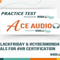 Get These #BlackFriday & #CyberMonday Deals For #HR Certification