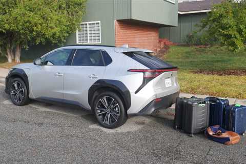 Toyota bZ4X and Subaru Solterra Luggage Test: How big is the trunk?