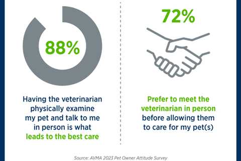 Chart of the Month: Pet owners equate in-person visits with best care