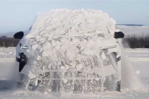 Watch this Chinese EV shake off snow like a puppy