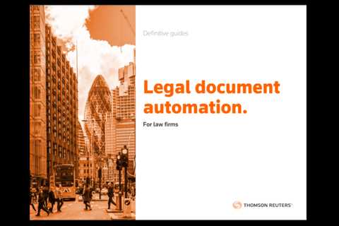 Document Automation For Law Firms: The Definitive Guide [Sponsored]