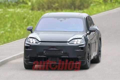 Larger electric Porsche crossover caught in new spy photos