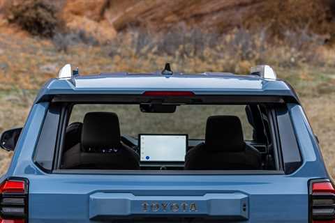 Toyota teases 2025 4Runner's roll-down rear window