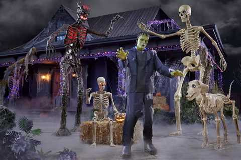 Believe it or not, the 12-foot tall Home Depot Halloween skeleton is already on sale