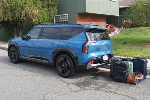 Kia EV9 Luggage Test: How much fits behind the third row (and frunk)?