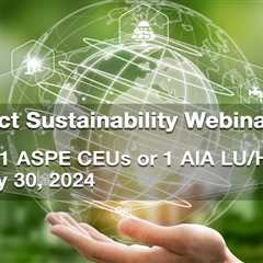 Watts to Host ASPE and AIA Accredited Webinar on Product Sustainability