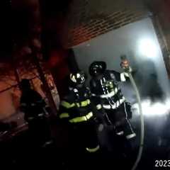 Caught on camera: Wall collapses on two North Carolina firefighters