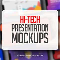 Hi-Tech Presentation Mockups: 15+ Best Tech Mockups