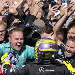 Hamilton holds off Verstappen's late charge for thrilling win at F1 British Grand Prix