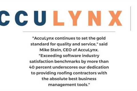 AccuLynx announces industry-leading customer satisfaction with high NPS