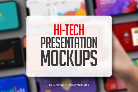 Hi-Tech Presentation Mockups: 15+ Best Tech Mockups