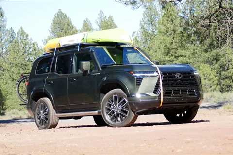 2024 Lexus GX 550 Premium+ gear hauling test in Oregon