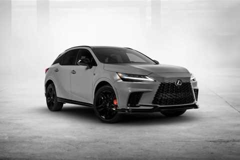 2025 Lexus RX 500h gets Black Line Special Edition Package