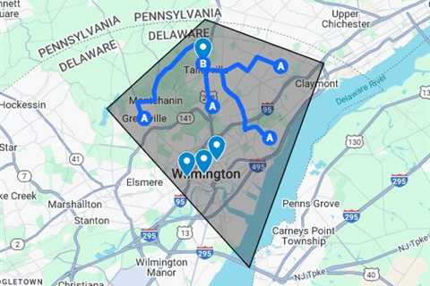 Networking job Wilmington, DE - Google My Maps