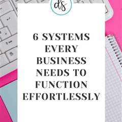 6 Systems Every Small Business Needs | Tech & Templates for Solopreneurs | Cozy Business | Kit..