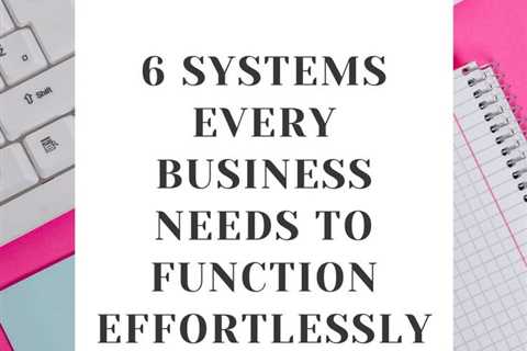 6 Systems Every Small Business Needs | Tech & Templates for Solopreneurs | Cozy Business | Kit..