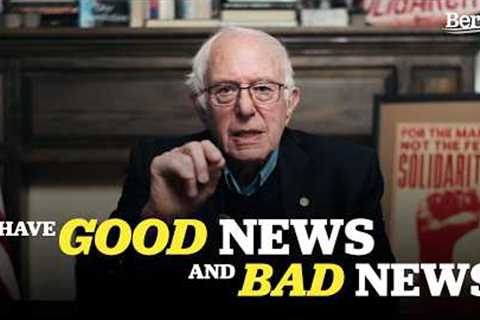 I have some good news and some bad news