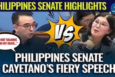 Alan Peter Cayetano Explodes in Senate! | Cayetano''s Full Speech | Philippines Senate Highlights