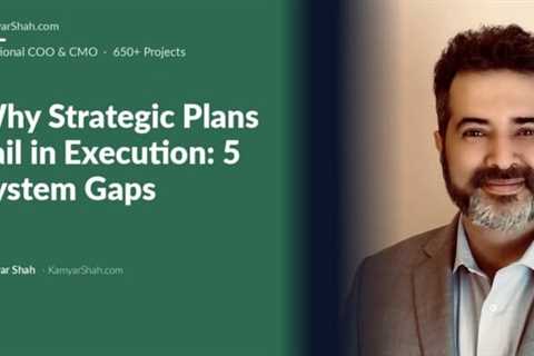 67% of strategic plans never reach full execution. Discover the five structural system gaps that..