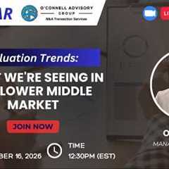 Valuation Trends: What We''re Seeing in the Lower Middle Market
