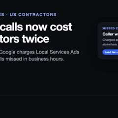 Google Will Charge for Missed Calls From October 1: Why US Contractors Are Turning to an AI..